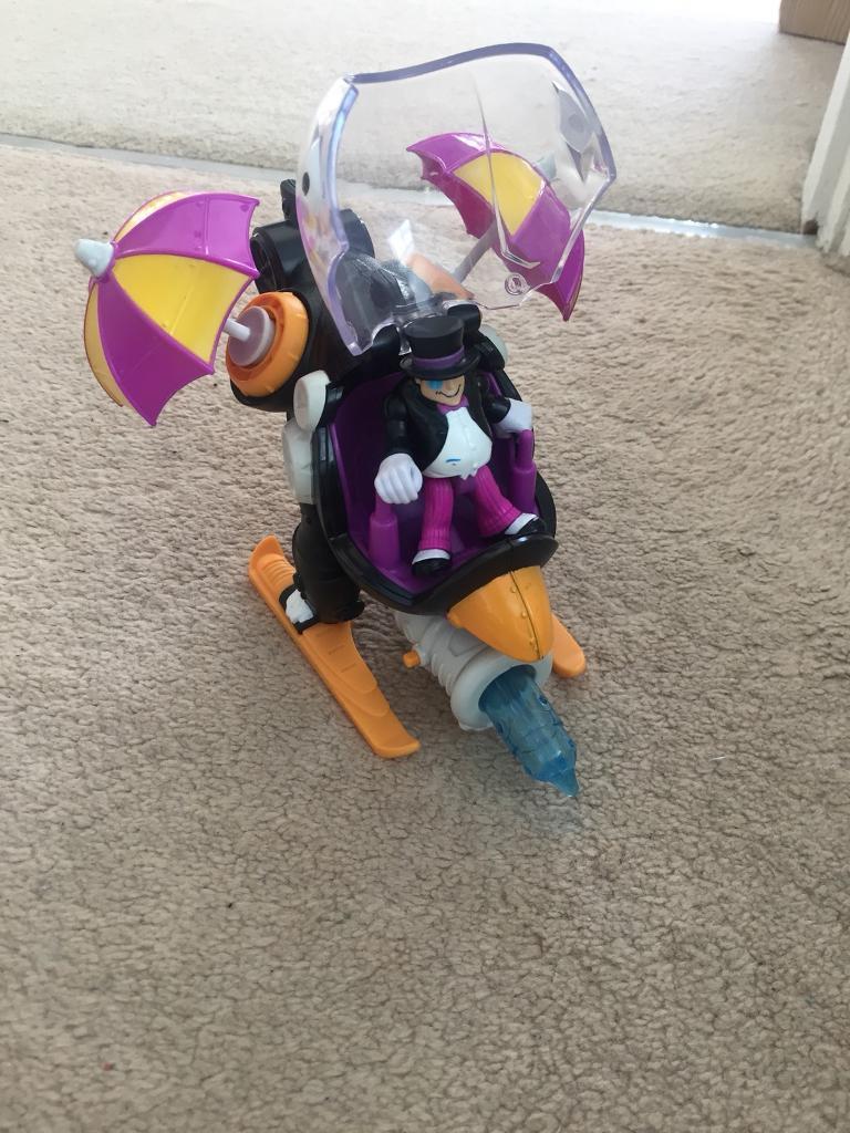 imaginext penguin helicopter